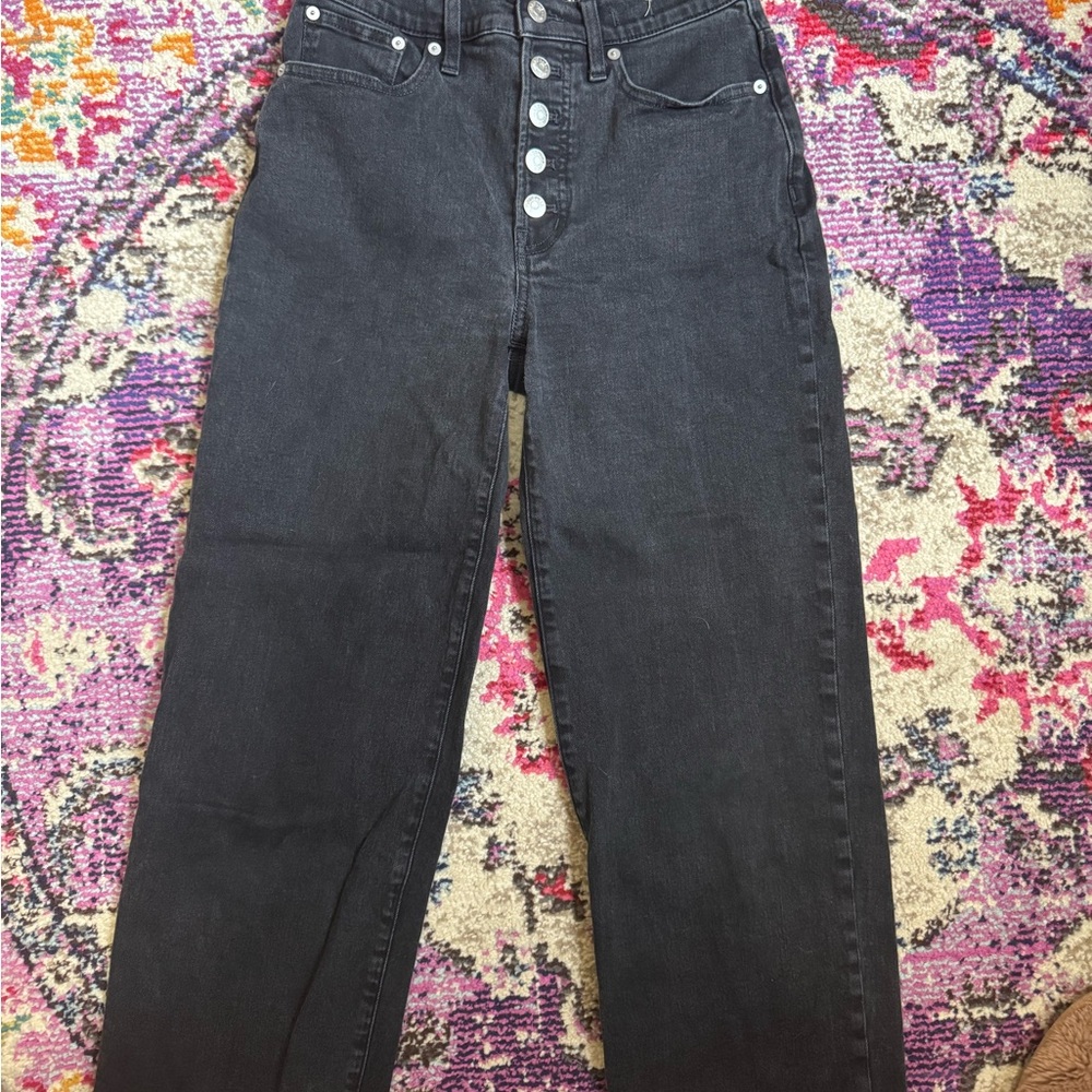 Women's Madewell Black High-Waisted Jeans